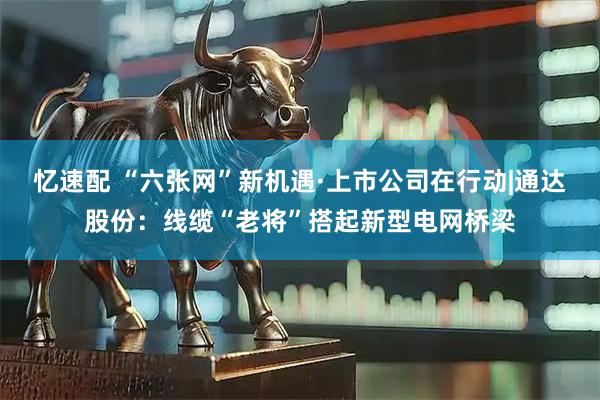 忆速配 “六张网”新机遇·上市公司在行动|通达股份：线缆“老将”搭起新型电网桥梁